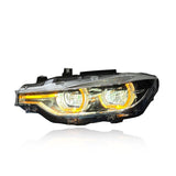 F30 3-Series LCI Style Switchback Headlights White/Yellow/Amber - F30 3-Series 320i 328i 330i 335i 340i