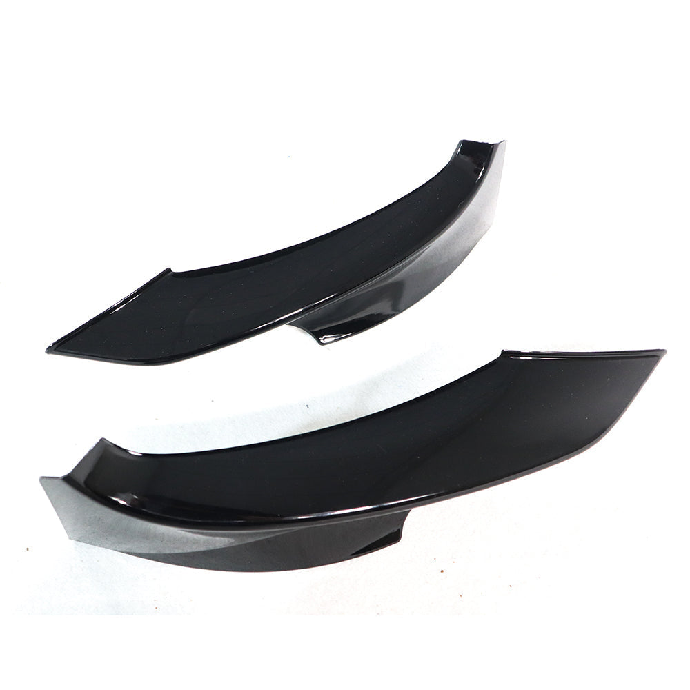 E92/E93 LCI Gloss Black MP Style Front Splitters - E92 E93 3-Series LCI