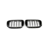 X3/X5 G01/G02 Dual Slat Carbon Fiber Front Grilles - X3 G01 X4 G02 PRE LCI