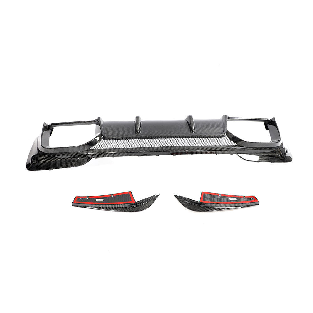 F97 X3M MBS V1 Style Carbon Fiber Rear Diffuser - F97 X3M 2019-2021