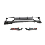 F97 X3M MBS V1 Style Carbon Fiber Rear Diffuser - F97 X3M 2019-2021