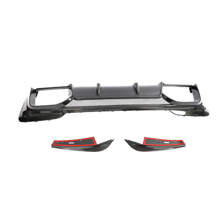 F97 X3M MBS V1 Style Carbon Fiber Rear Diffuser - F97 X3M 2019-2021