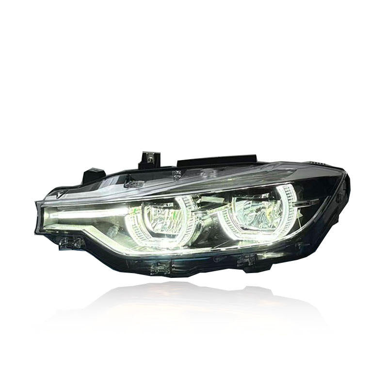 F30 3-Series LCI Style Switchback Headlights White/Yellow/Amber - F30 3-Series 320i 328i 330i 335i 340i