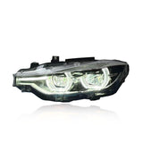 F30 3-Series LCI Style Switchback Headlights White/Yellow/Amber - F30 3-Series 320i 328i 330i 335i 340i
