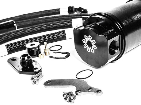 IE 2.0T FSI Catch Can Kit For IE Billet Valve Cover | Fits MK5, MK6 Golf R, Mk2 TTS