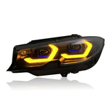 G20 Laser Style Headlight White / Yellow DRL - G20 3-Series