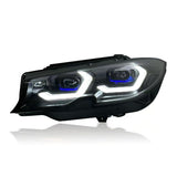 G20 Laser Style Headlight White / Yellow DRL - G20 3-Series