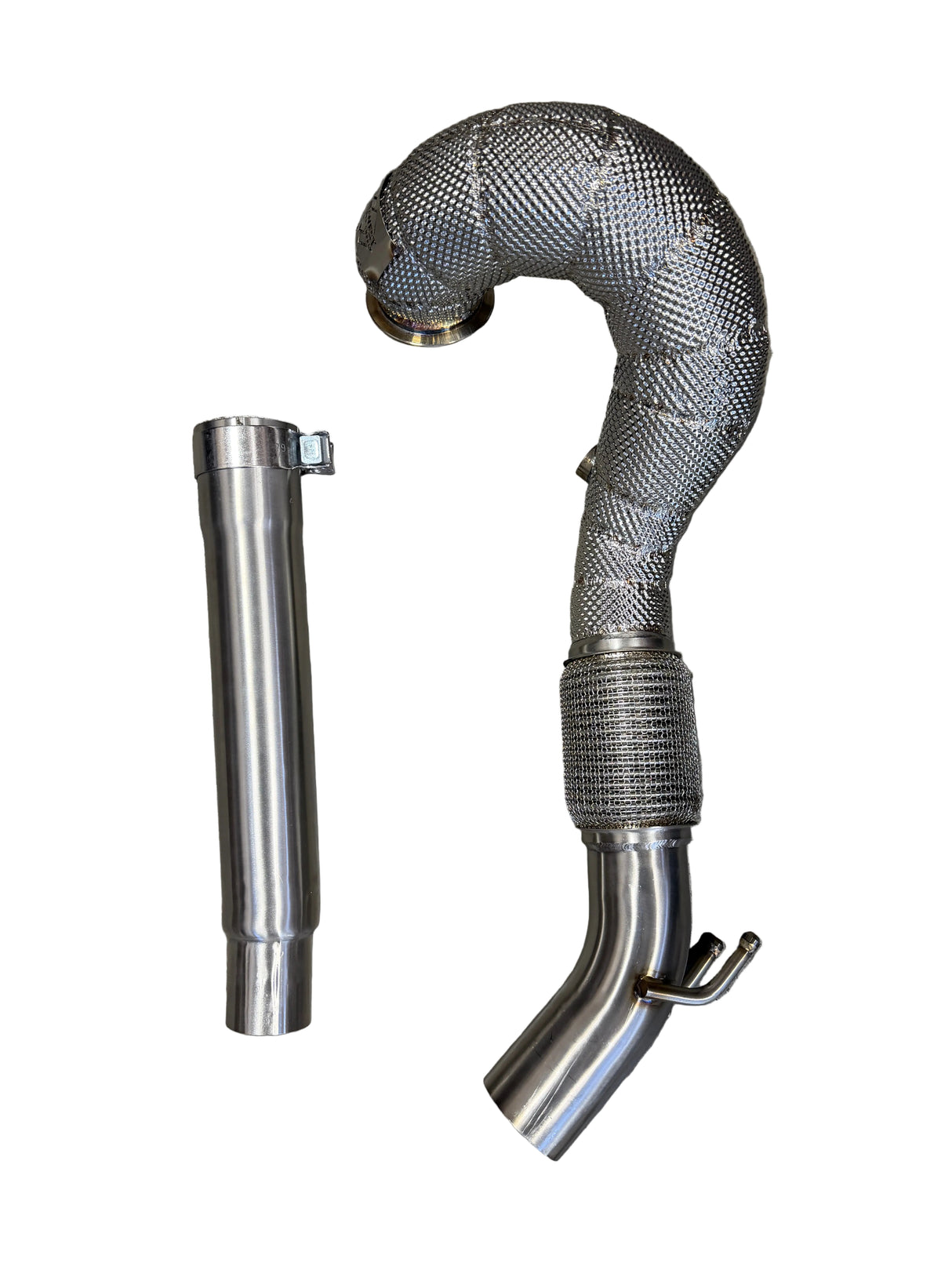 MK7/MK7.5 GTI Catless Race Downpipe W/ Heat Shield - Volkswagen MK7 MK7.5 Golf GTI 2.0T