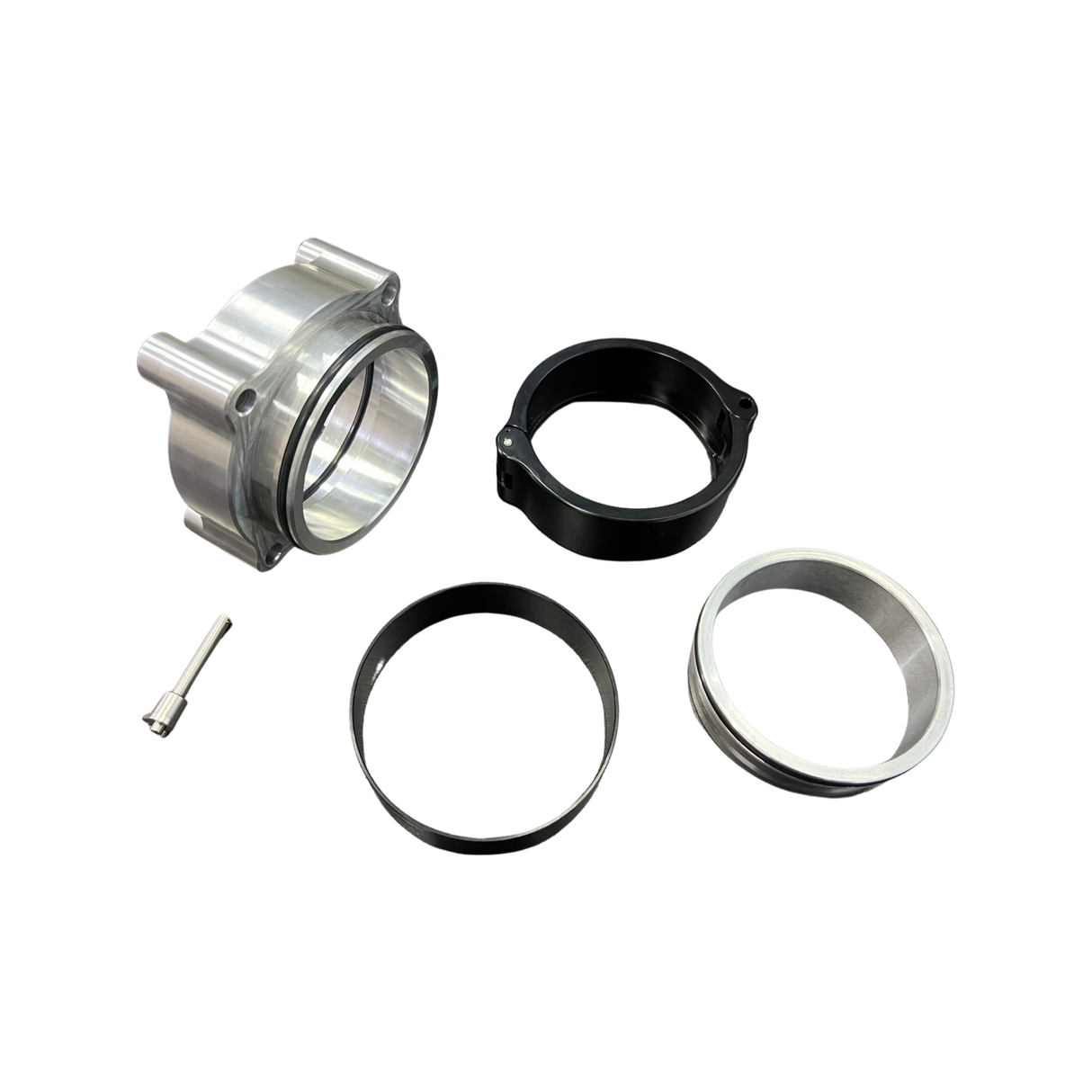 BLKMRKT Billet Throttle Body Adapter and Clamp