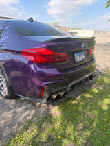 F90 M5 3D Style Carbon Fiber Rear Diffuser - F90 M5