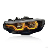 F8X Tri Color Switchable IKON V2 Headlights (White, Yellow, Amber) - F80 M3 F82 F83 M4