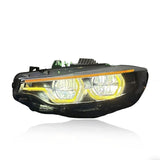 F8X Tri Color Switchable IKON V2 Headlights (White, Yellow, Amber) - F80 M3 F82 F83 M4