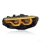 F8X Tri Color Switchable IKON V2 Headlights (White, Yellow, Amber) - F80 M3 F82 F83 M4