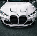 G8X M3/M4 Dry Carbon Fiber Hood Trim - G80 M3 G82/G83 M4