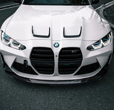 G8X M3/M4 Dry Carbon Fiber Hood Trim - G80 M3 G82/G83 M4