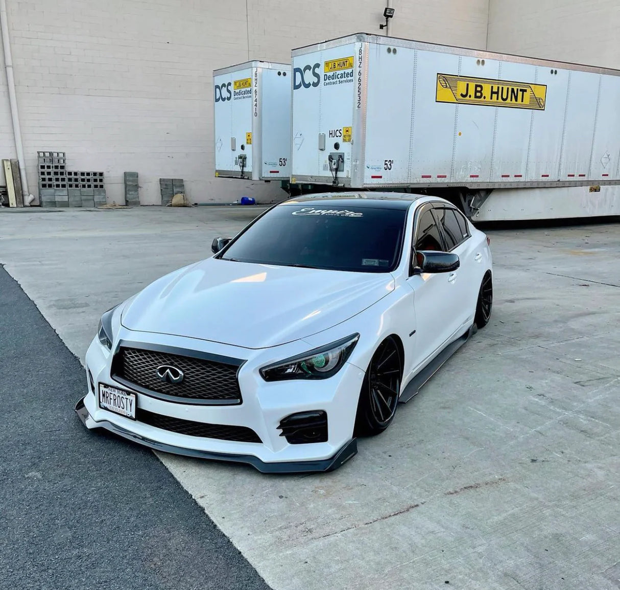 2014-2017 Infiniti Q50/Q50S Carbon Fiber Performance Front Lip