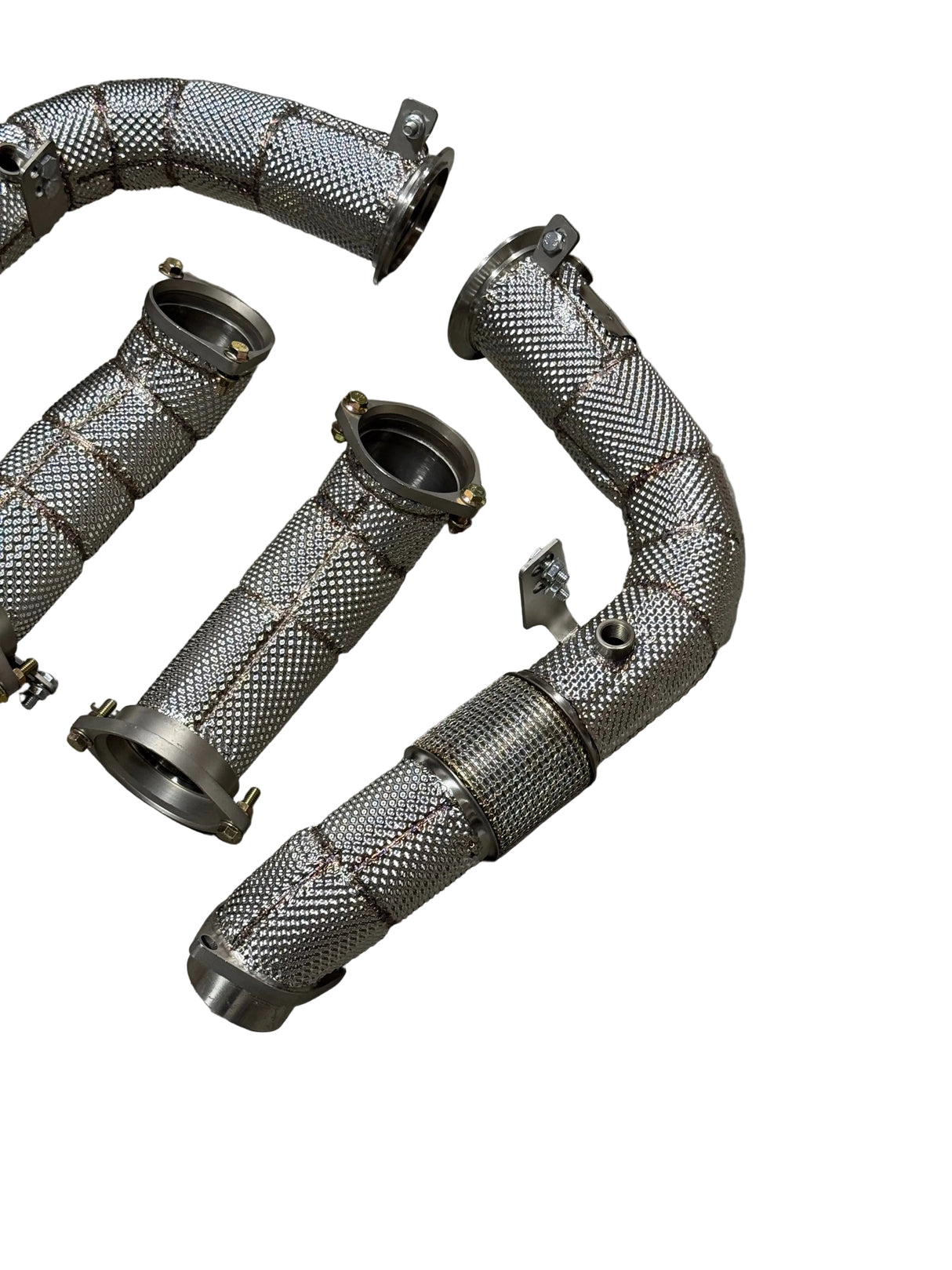 G90/G99 Catless Race Downpipe - BMW G90 G99 M5