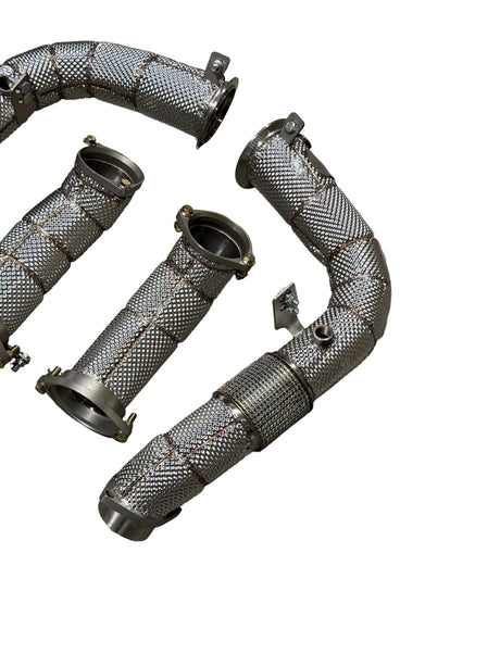 G90/G99 Catless Race Downpipe - BMW G90 G99 M5