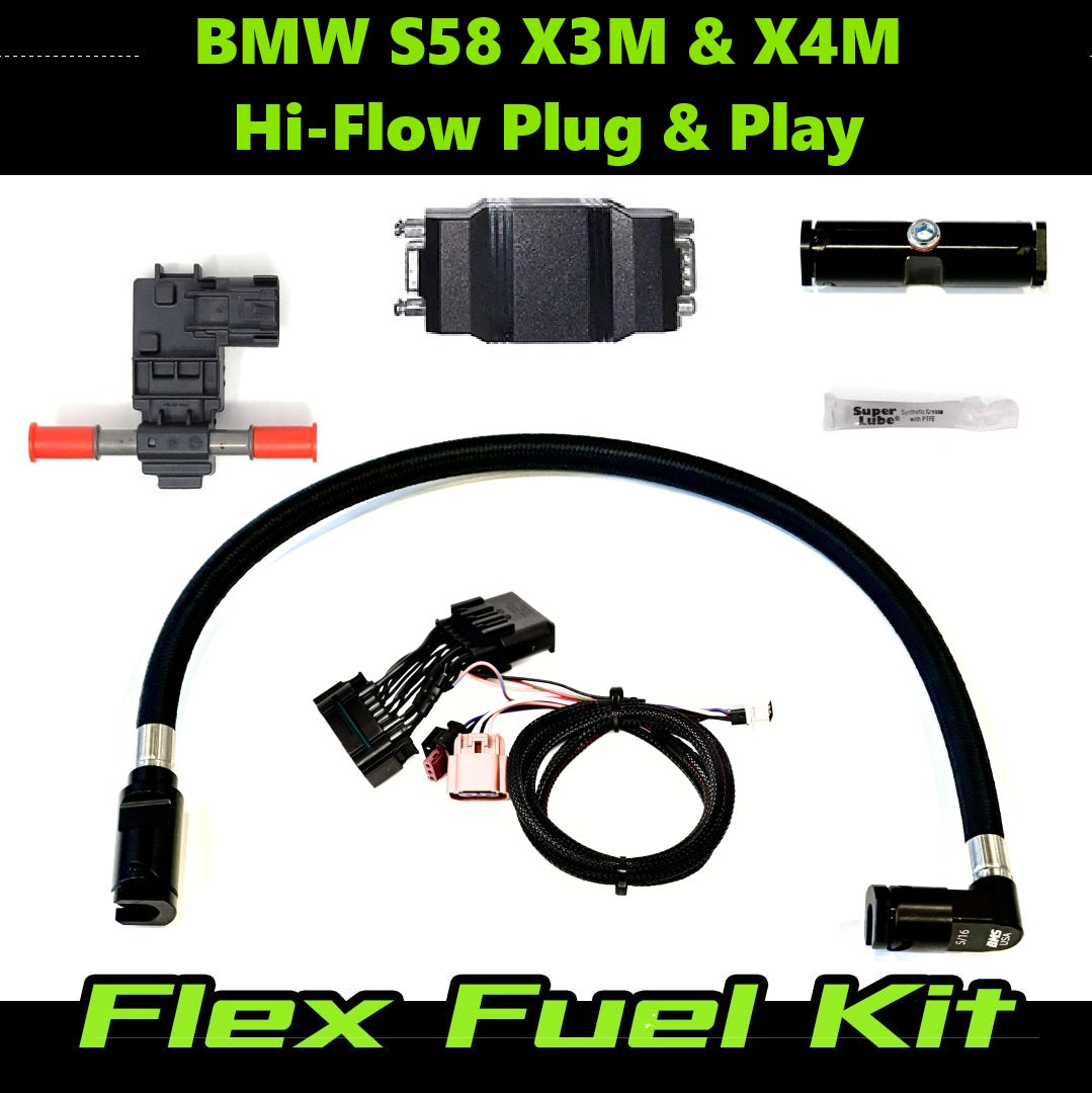 BMW Hi-Flow CANbus Flex Fuel Kit for the S58 M2, M3, M4, X3M, and X4M