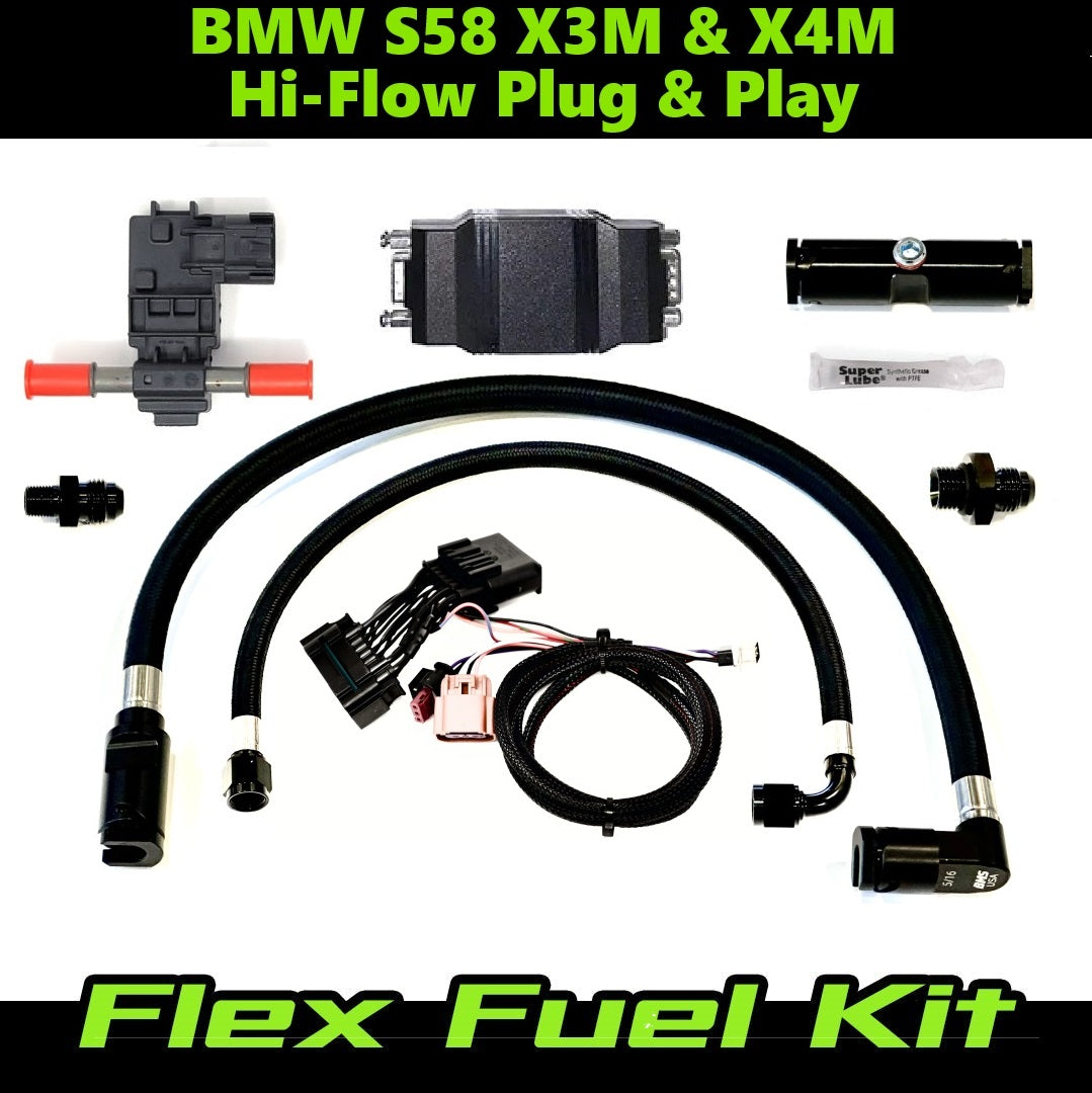 BMW Hi-Flow CANbus Flex Fuel Kit for the S58 M2, M3, M4, X3M, and X4M