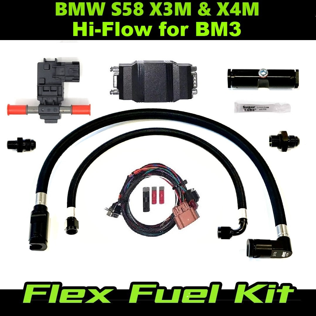 BMW Hi-Flow CANbus Flex Fuel Kit for the S58 M2, M3, M4, X3M, and X4M