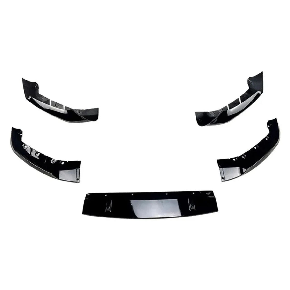 G87 M2 Gloss Black V Style 3pc Front Lip - G87 M2