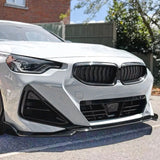 G42 2-Series Gloss Black MP Style Front Lip - G42 2-Series 230i m240i M Sport