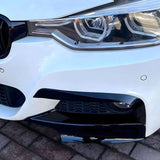 F30 Gloss Black MAD Style Upper Fog Light Trim Covers - F30 3-Series