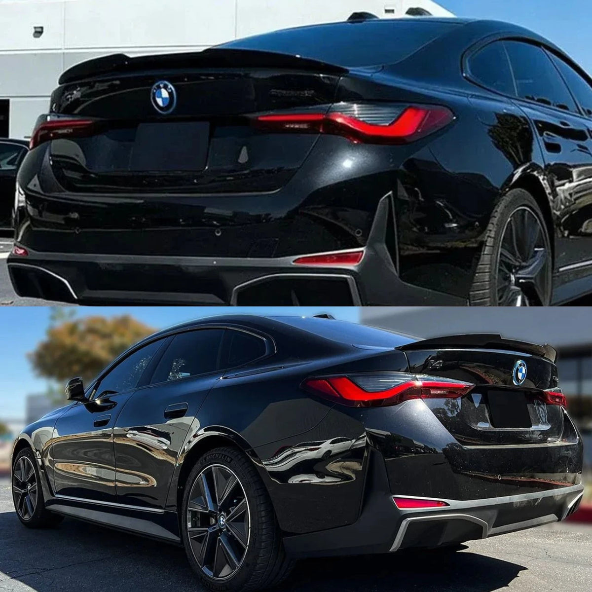 G26 Gloss Black V Style Trunk Spoiler - G26 4-Series