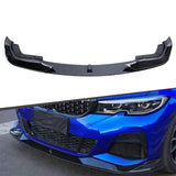 G20 Pre LCI Gloss Black AC Style Front Lip - G20 3-Series PRE LCI M Sport