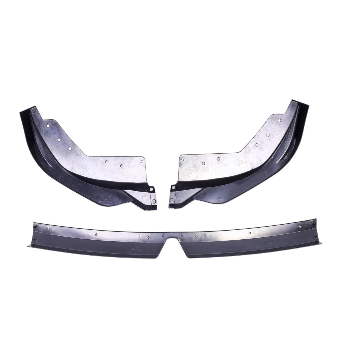 G20 LCI Gloss Black M Performance Style Front Lip 3pc - G20 3-Series LCI M Sport