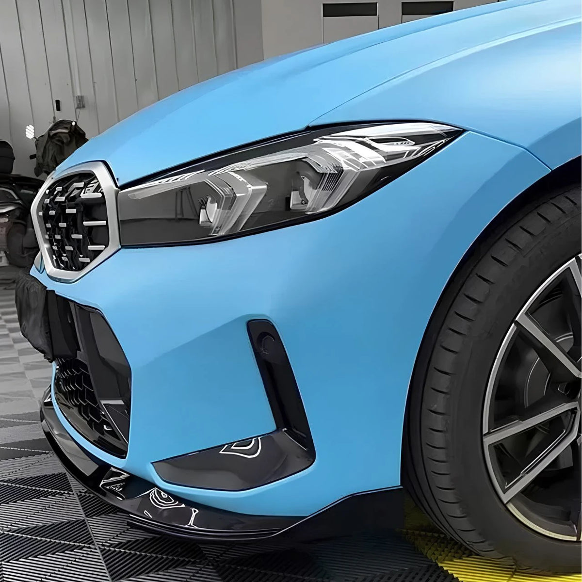 G20 LCI Gloss Black 3D Style Front Lip - G20 3-Series LCI M Sport