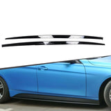 F30 Gloss Black M Performance Style Side Skirts - F30 3-Series M Sport