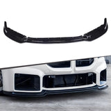 G87 M2 Gloss Black V Style 3pc Front Lip - G87 M2