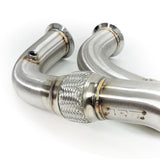 BMW 650i N63 / N63TU 3" Catless Downpipes - ARM Motorsports