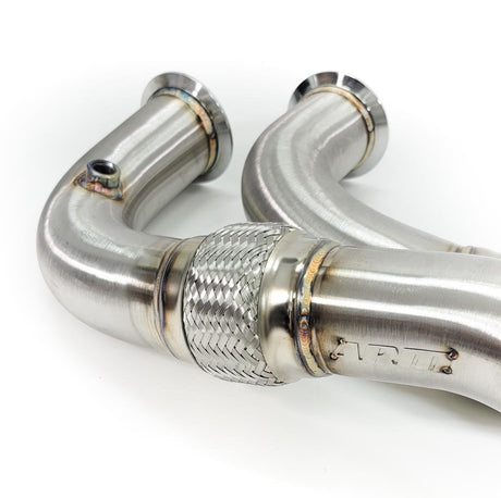 BMW 650i N63 / N63TU 3" Catless Downpipes - ARM Motorsports