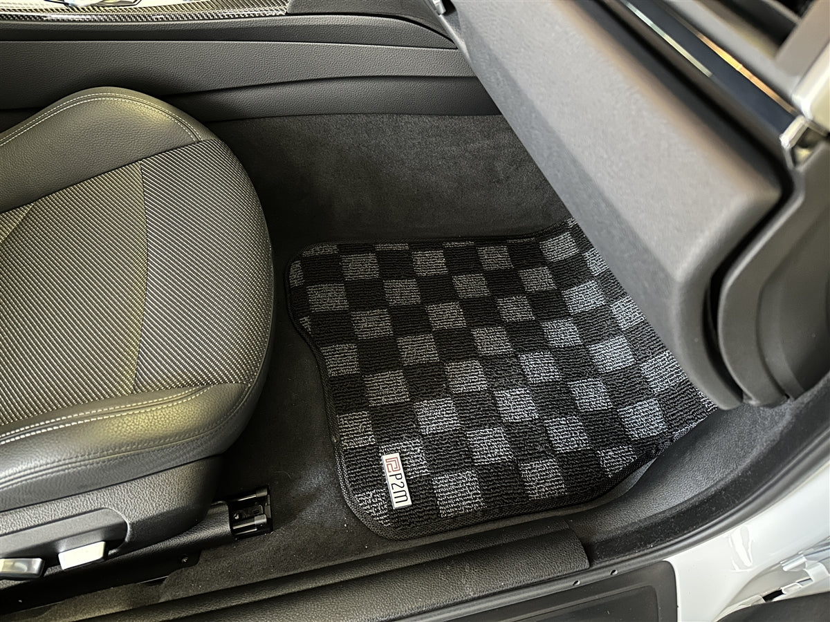 P2M BMW F32/F82 4-SERIES M4 COUPE RACE FLOOR MATS : DARK GREY (FULL SET)