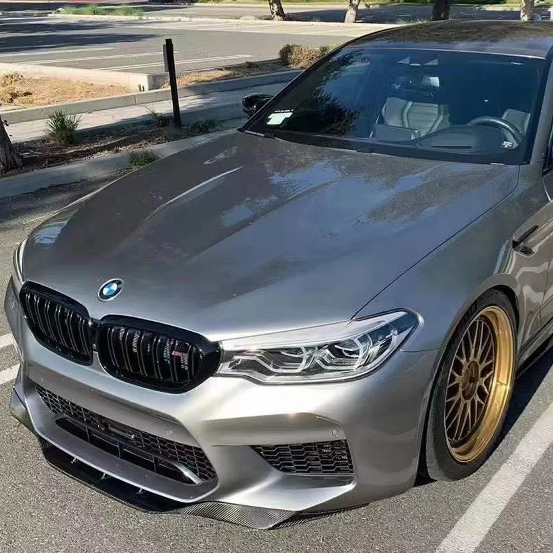 F90 M5 R Style Carbon Fiber Front Lip - F90 M5 PRE LCI