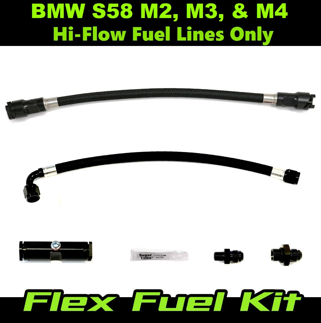 BMW Hi-Flow CANbus Flex Fuel Kit for the S58 M2, M3, M4, X3M, and X4M