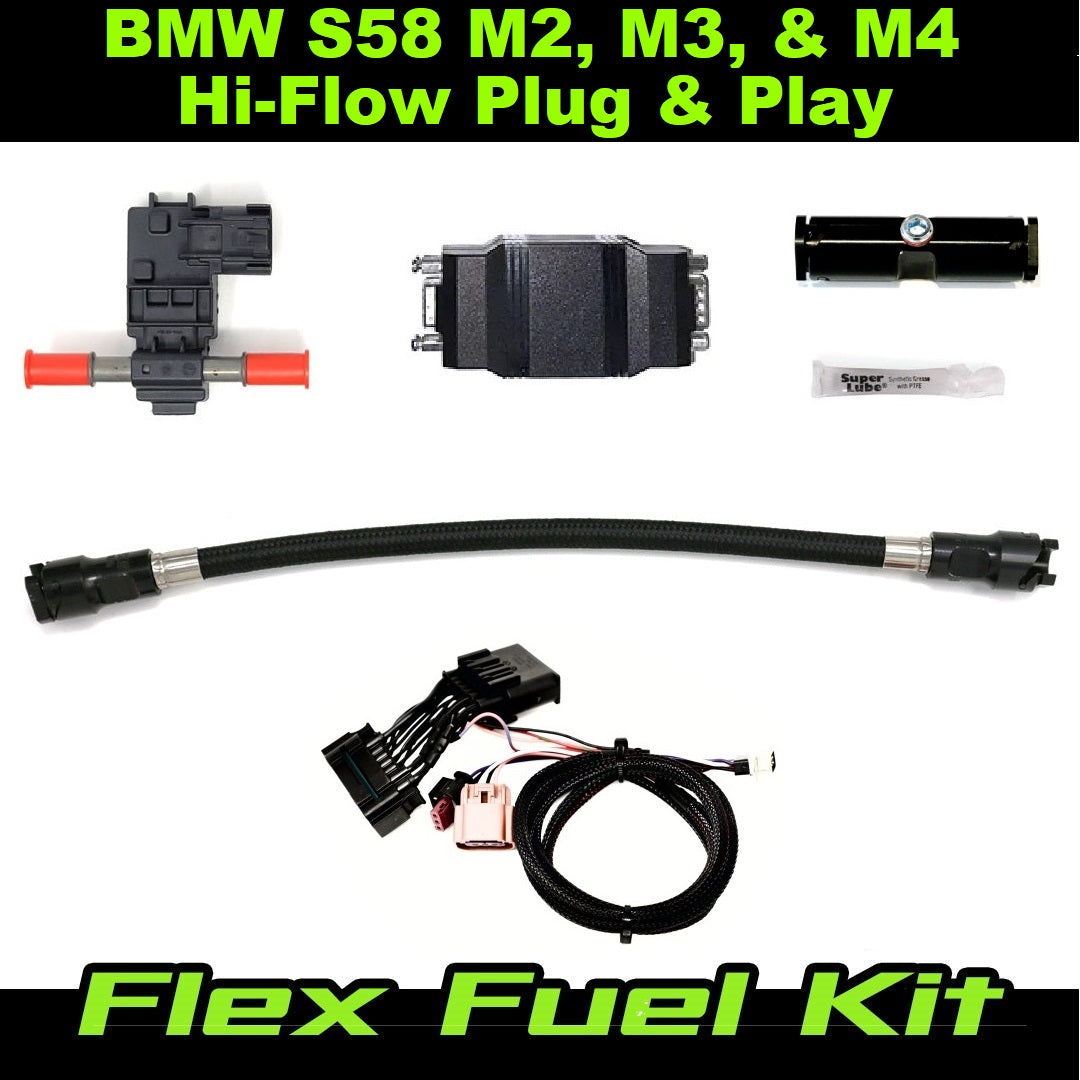 BMW Hi-Flow CANbus Flex Fuel Kit for the S58 M2, M3, M4, X3M, and X4M