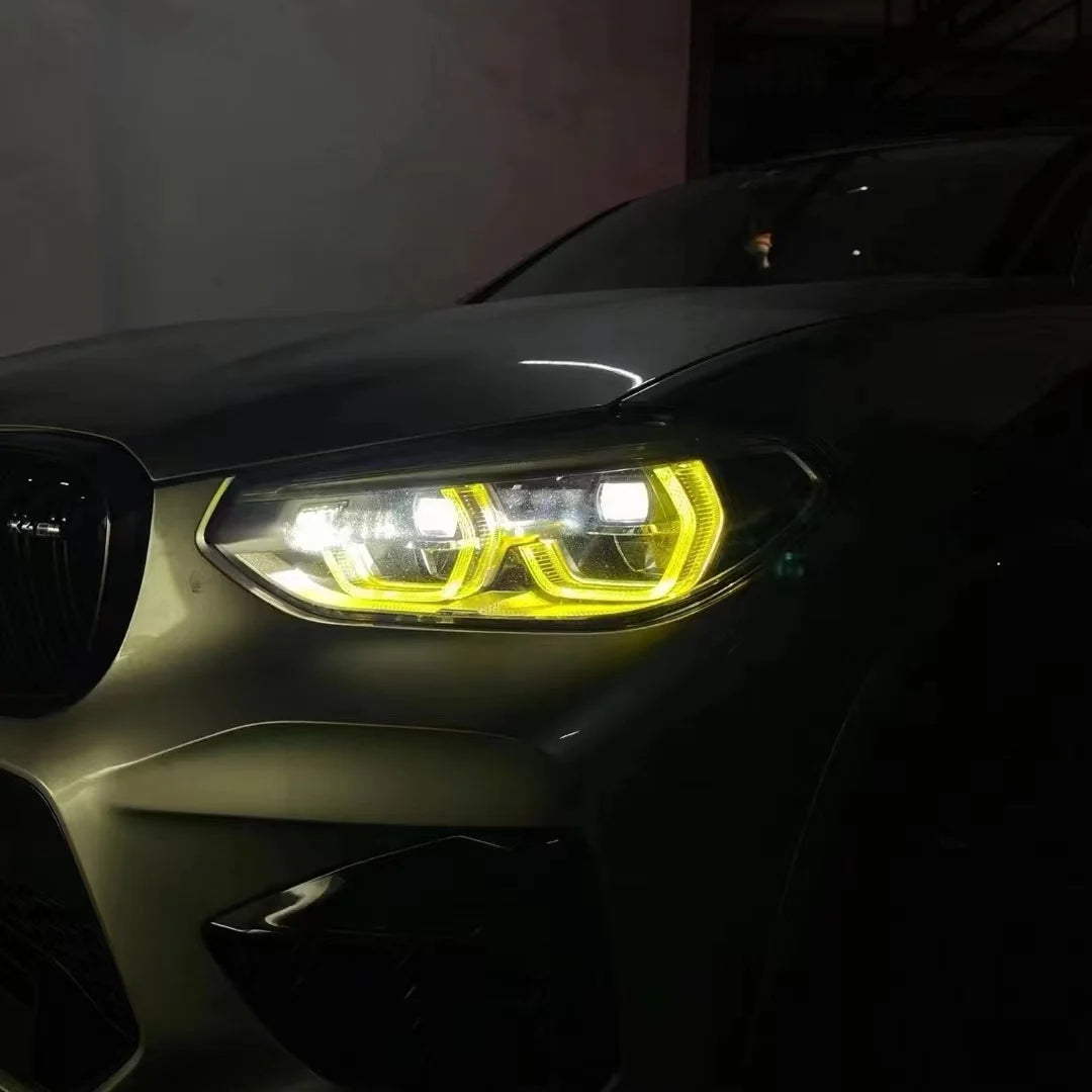X3/X4/X3/X4M Yellow Headlight DRL Modules - BMW X3/X4/X3/X4M G01/G02/F97/F98 G08 (Copy)