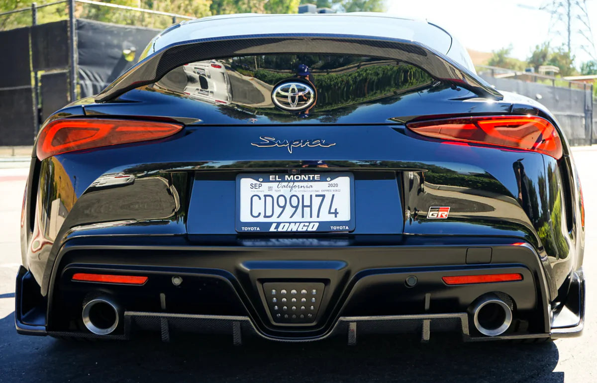 A90/A91 Supra Carbon Fiber Rear Diffuser Undertray - A90 A91 Supra