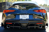 A90/A91 Supra Carbon Fiber Rear Diffuser Undertray - A90 A91 Supra
