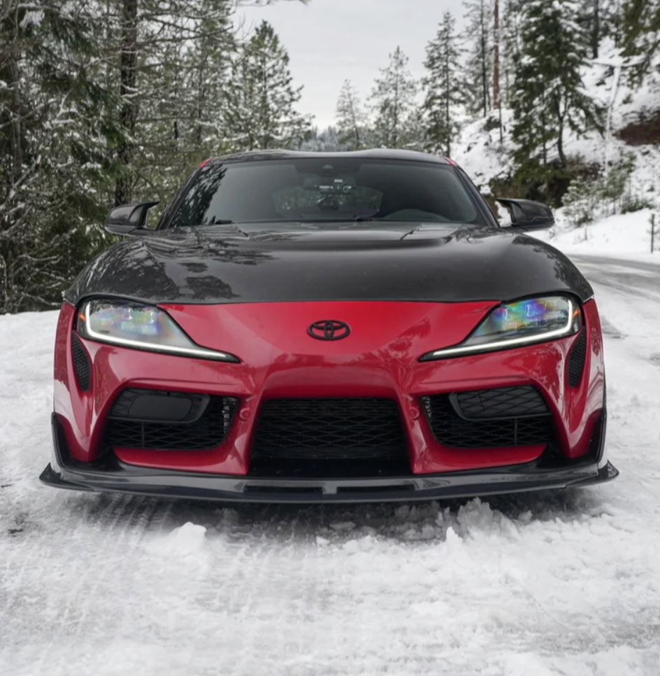 A90/A91 Supra Carbon Fiber CTM Style Front Lip - A90 A91 Supra