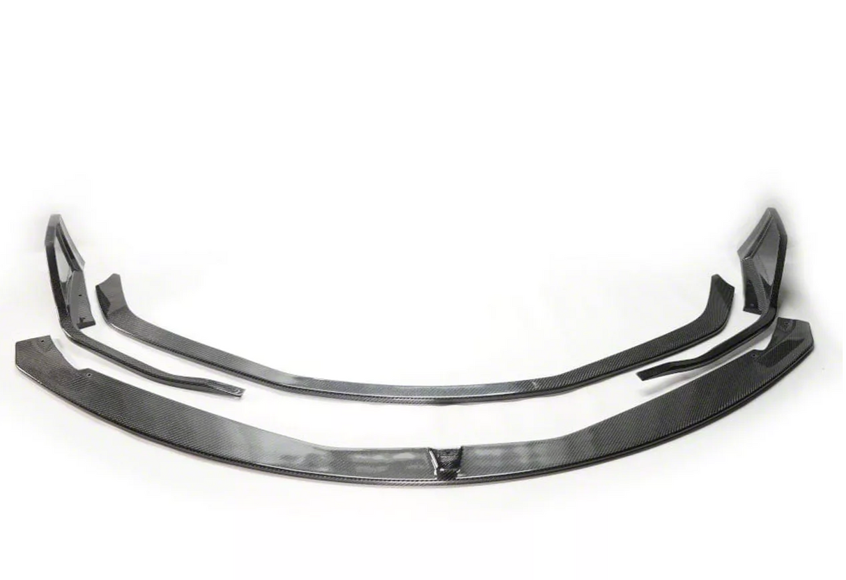 A90/A91 4pc Supra Carbon Fiber Front Lip - A90 A91 Supra