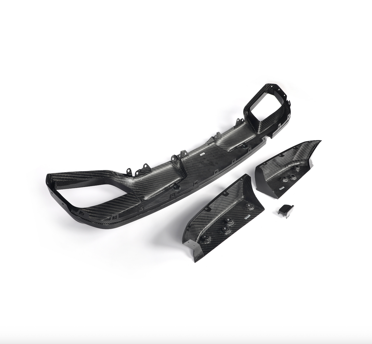 F96 X6M LCI Dry Carbon Fiber Rear Diffuser V1 - F96 X6M LCI 2023+