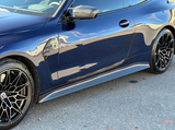 G82/G83 M4 3D Style Dry Carbon Fiber Side Skirts - G82 G83 M4