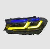 G30 LCI Style Headlights Yellow/White Switchback - F90 M5 G30 G38 5-Series LCI & Pre-LCI