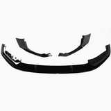 G30 5-Series LCI Gloss Black MP Style 3pc Front Lip - G30 5-Series M Sport
