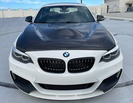 GTS Style Carbon Fiber Hood (BMW F87 M2 | F22/F23 2-Series) - MidWest Bimmer Supply